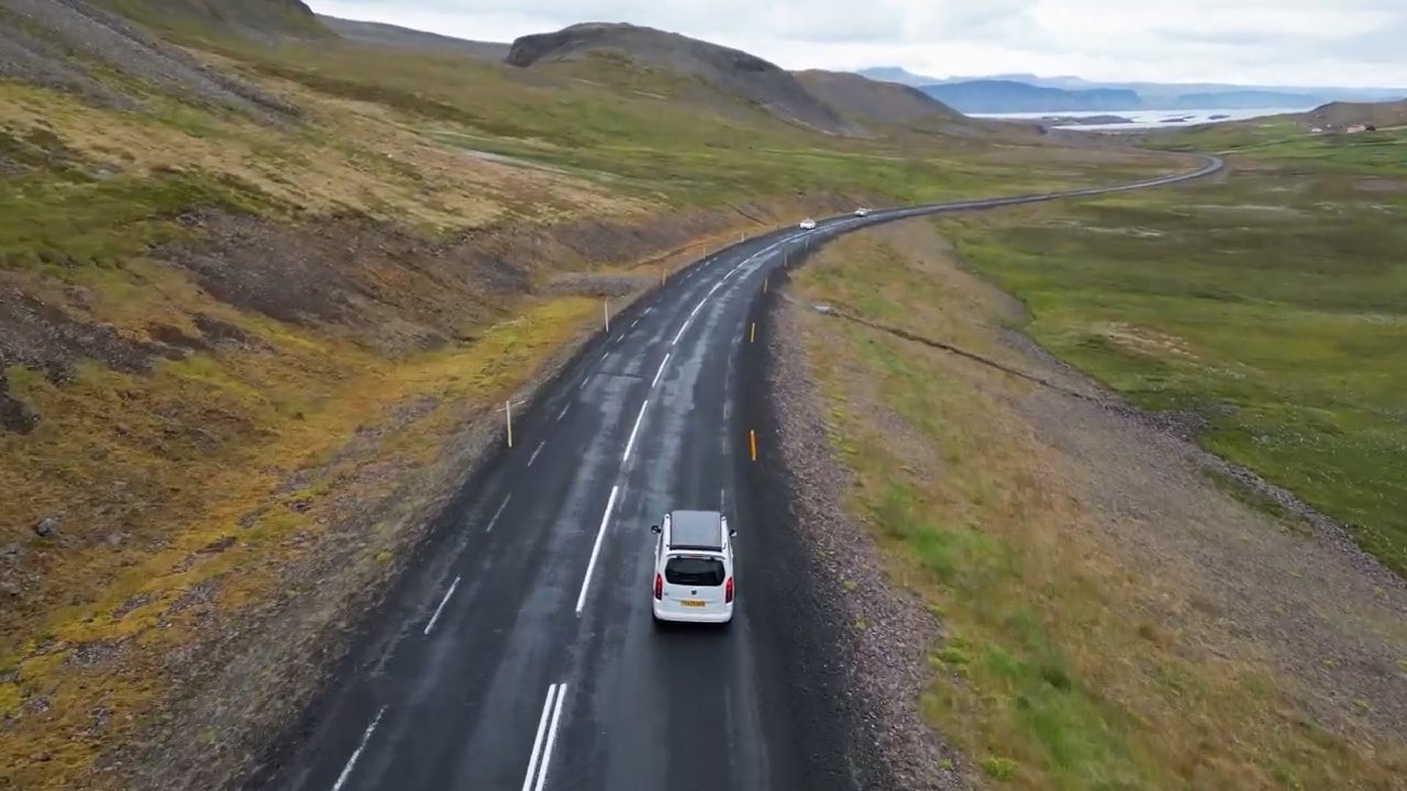 The empty roads of Iceland — beautifully quiet through the east and north